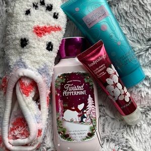 Three Lotions and a pair of footies